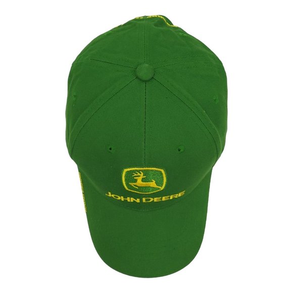 John Deere Owners Edition Tuck Strap Cap Nothing Runs Like A Deere Farmer Hat - Picture 6 of 12